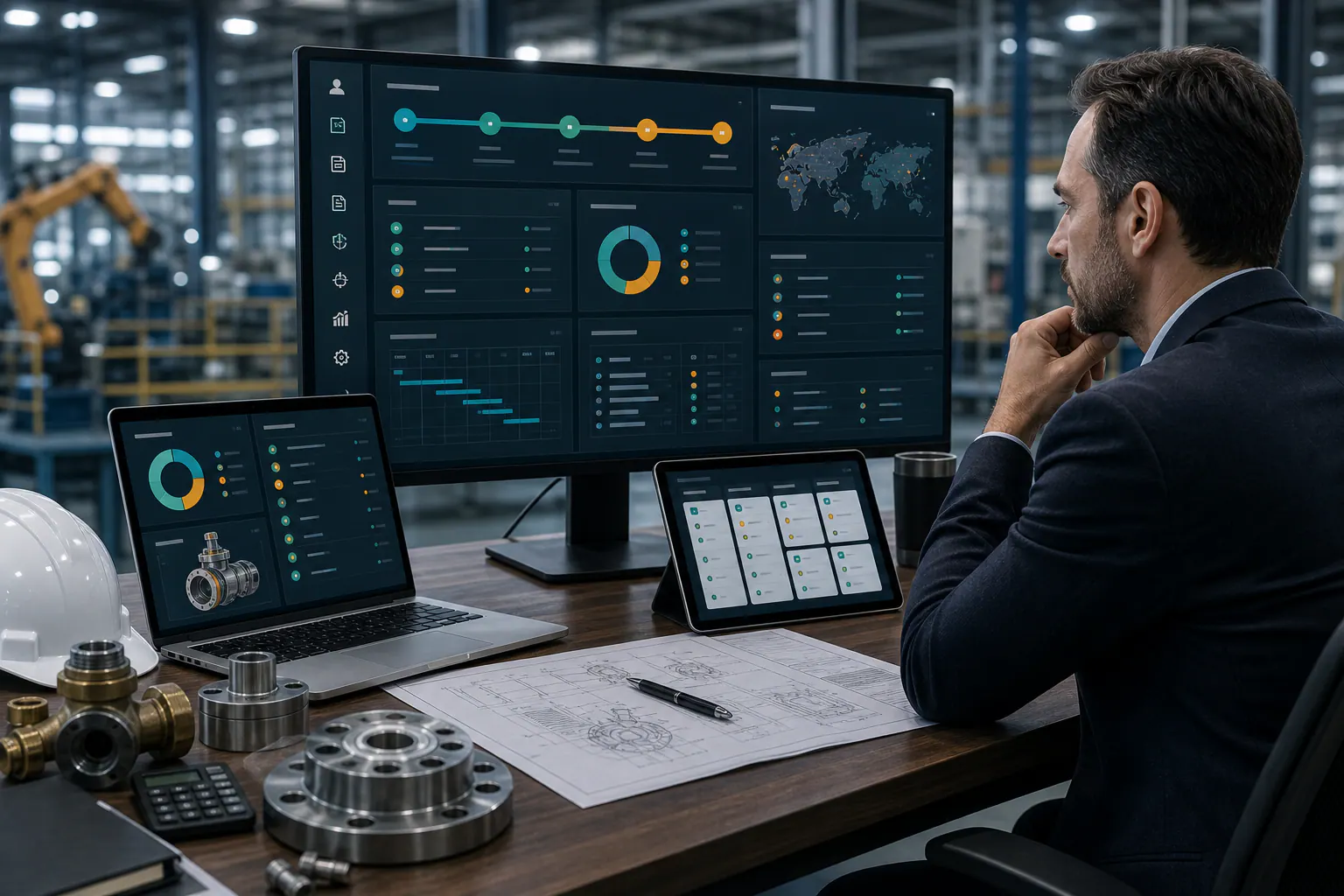 Dashboard CRM industrial y oportunidades técnicas B2B Dashboard CRM industrial con oportunidades técnicas, cotizaciones, aprobaciones, ingeniería, pipeline y conocimiento comercial