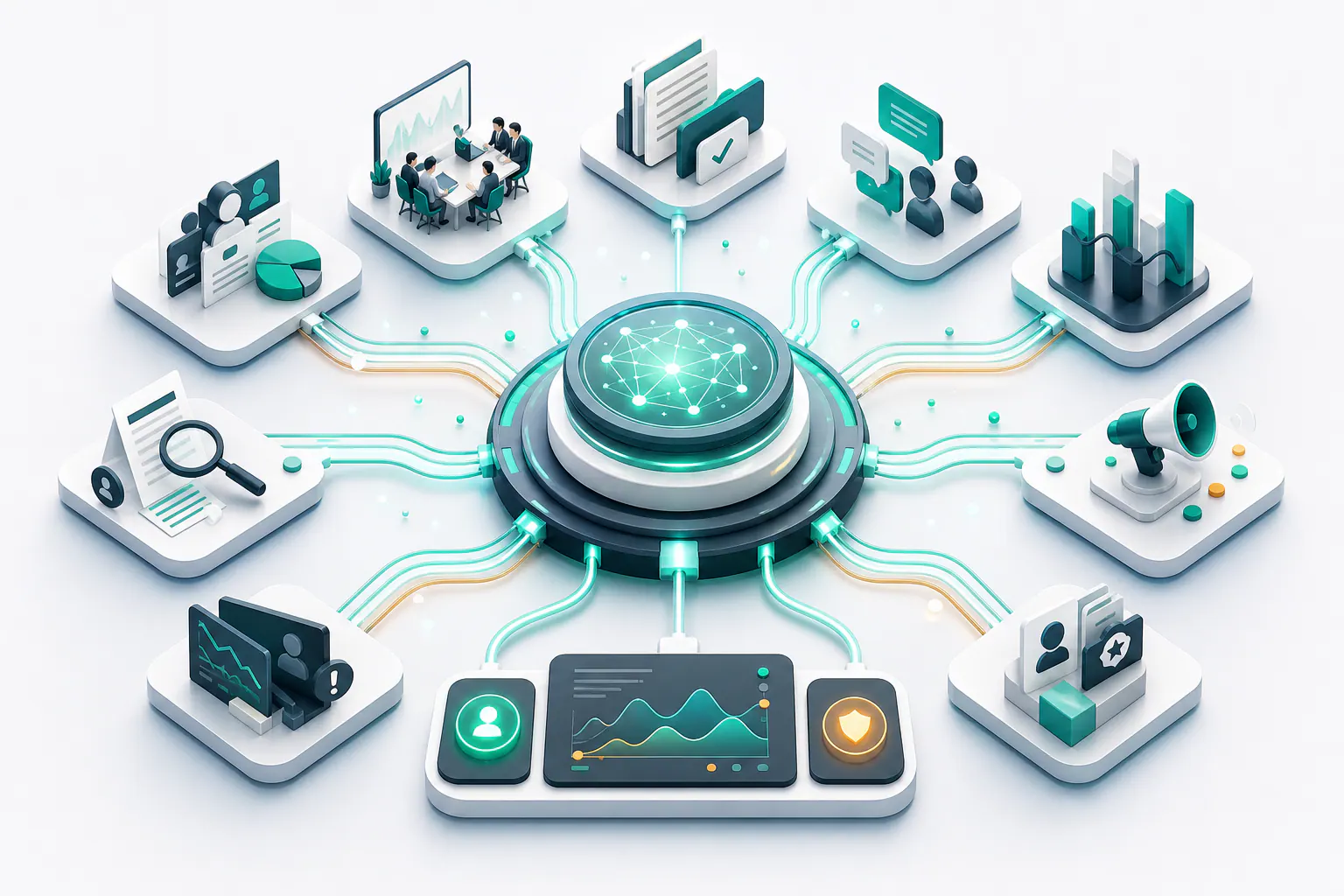 Señales de inteligencia comercial B2B Señales de inteligencia comercial B2B conectando CRM, reuniones, cotizaciones, seguimiento, pérdidas, postventa y mercado