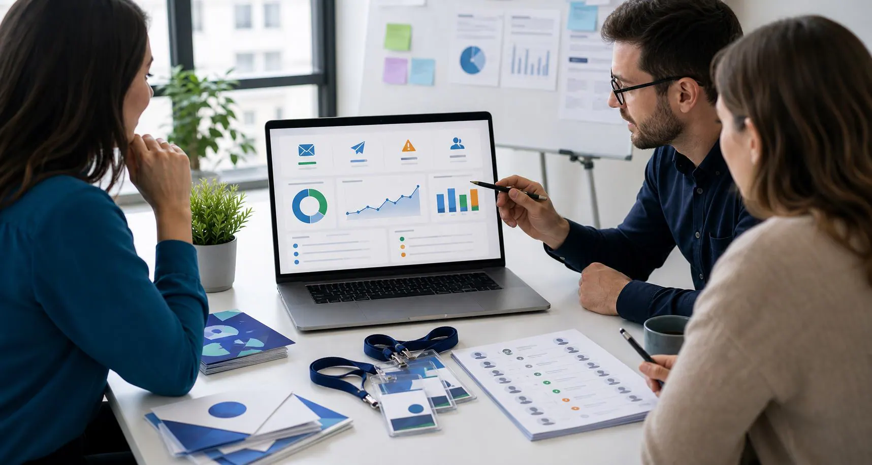 Entregabilidad de correos para eventos e inscripciones Equipo revisando entregabilidad de correos de invitacion a eventos y metricas de registro